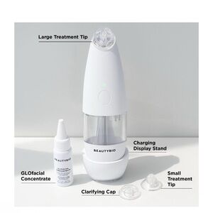 BeautyBio Deep Pore Cleansing + Blue LED clarifying tool